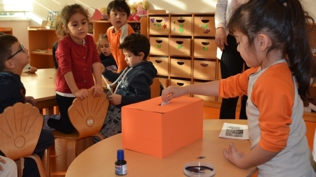 Konyaaltı Okyanus Okul Öncesi Güneşler ve Yıldızlar Grubu Oy Kullandılar