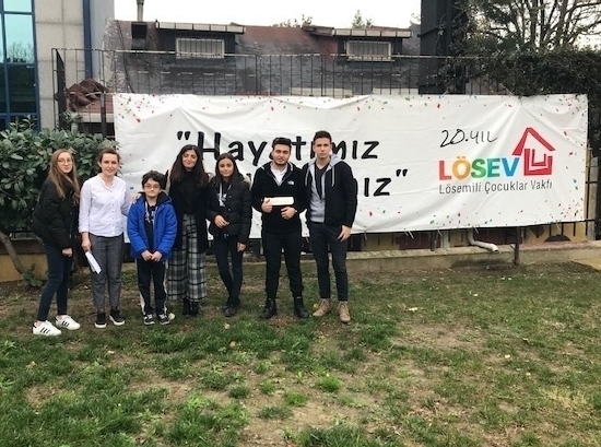 Sancaktepe Okyanus Koleji LÖSEV' e destek projesini tamamladı.