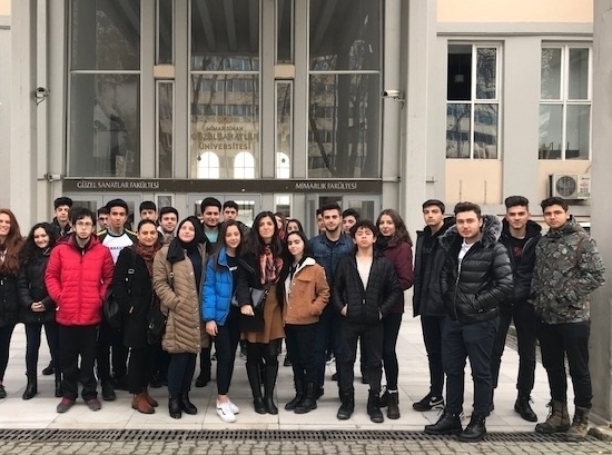 Sancaktepe Okyanus Koleji Mimar Sinan Güzel Sanatlar Fakültesinde..