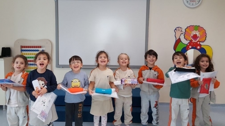 Sancaktepe Okyanus Koleji Okul Öncesi Balıklar Grubu Öğrencileri Fastrackids Dersinde