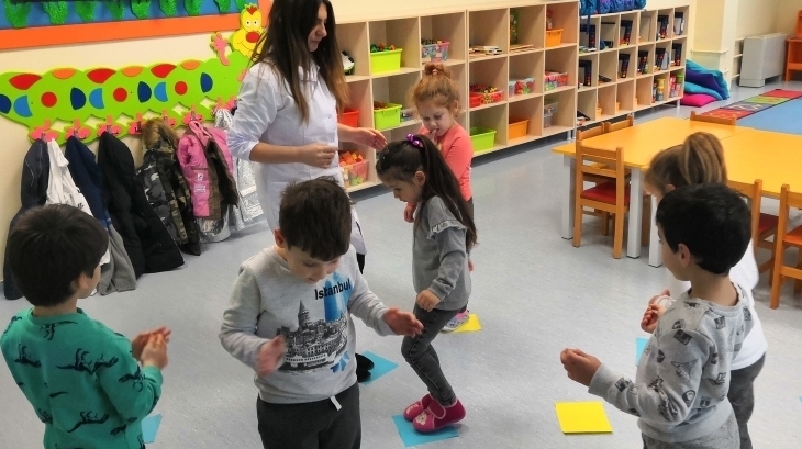 Sancaktepe Okyanus Koleji Okul Öncesi Balıklar Grubu Öğrencileri Play Time Etkinliğinde