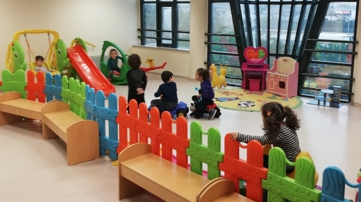 Sancaktepe Okyanus Koleji Okul Öncesi Çiçekler Grubu Öğrencileri Oyun Salonu Etkinliğinde