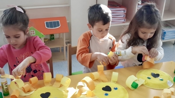 Sancaktepe Okyanus Koleji Okul Öncesi Deniz Yıldızı Grubu Öğrencileri İngilizce Bilingual Dersinde