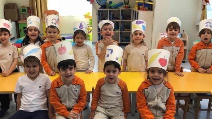 Sancaktepe Okyanus Koleji Okul Öncesi Gezegenler Grubu Öğrencileri Sanat Etkinliğinde