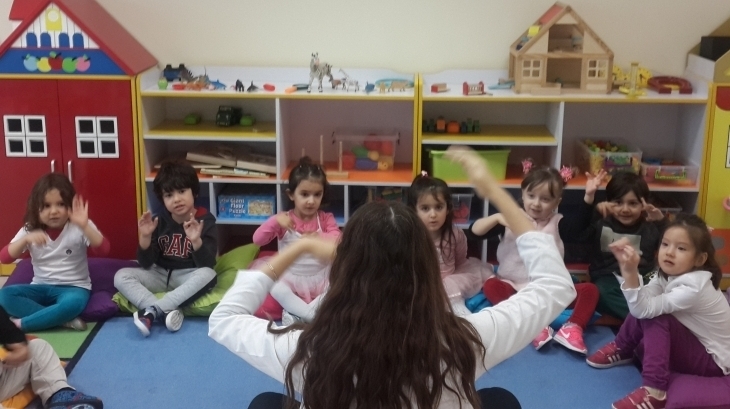 Sancaktepe Okyanus Koleji Okul Öncesi İnciler Grubu Öğrencileri Türkçe Dil ve Bütünleştirilmiş Sanat Etkinliğinde
