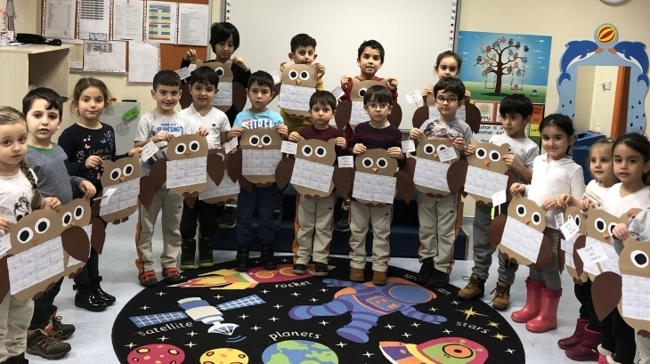 Sancaktepe Okyanus Koleji Okul Öncesi Yıldızlar Grubu Öğrencileri Sanat Etkinliğinde