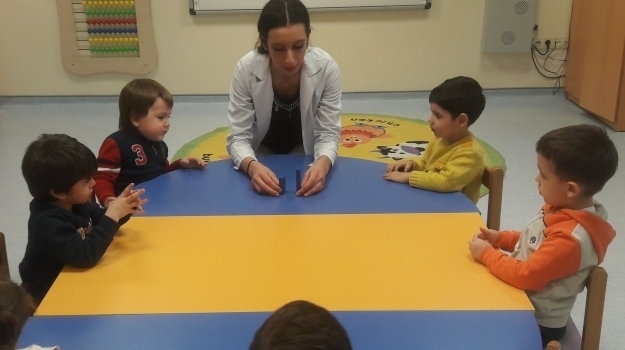 Sancaktepe Okyanus Okul Öncesi Kırmızı Grubu Öğrencileri Okuma Yazma Etkinliğinde