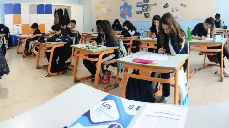 8.SINIFLARIMIZ LGS-1 DENEME SINAVINA GİRDİLER