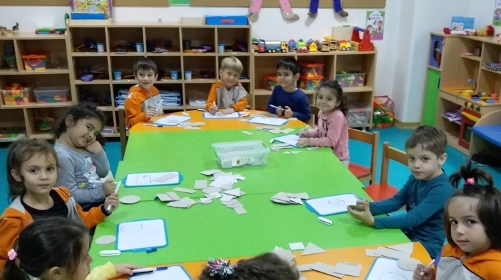 Avcılar Denizyıldızı Grubu Öğrencileri Okuma Yazmaya Hazırlık Etkinliğinde