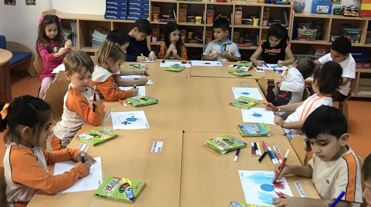 Avcılar  Güneşler  Grubu Öğrencileri Türkçe-Sanat  Etkinliğinde;