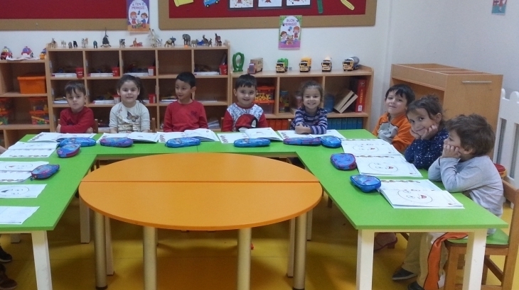 Avcılar İnciler Grubu Öğrencileri Okuma Yazmaya Hazırlık Etkinliğinde