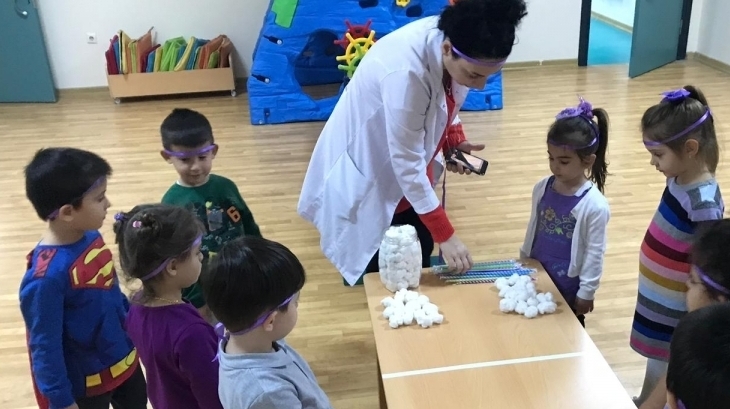 Avcılar Okul Öncesi B Grubu Öğrencileri Okulumda Eğlenerek Yarışıyorum Etkinliğinde