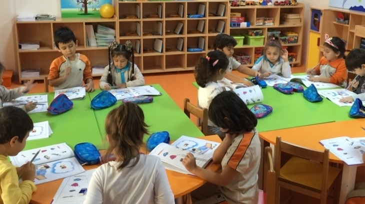 Avcılar Okyanus Koleji Güneş Grubu Okuma Yazmaya Hazırlık Etkinliğinde