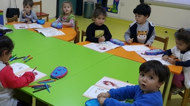 Avcılar Okyanus Koleji Rüzgar Grubu Okuma-Yazmaya Hazırlık Etkinliğinde