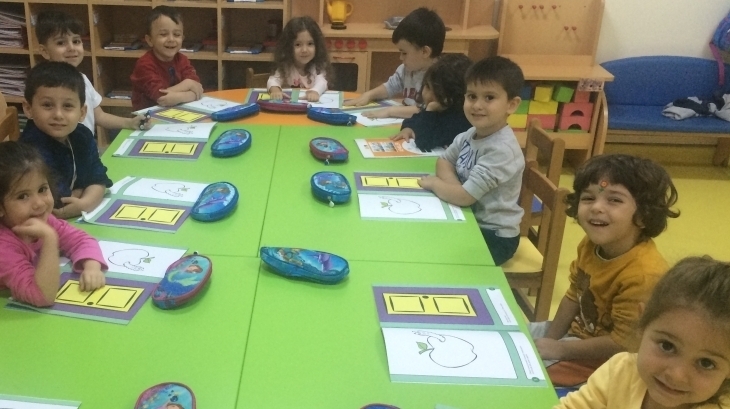 Avcılar Yağmur Grubu Öğrencileri Okuma-Yazmaya Hazırlık Etkinliğinde