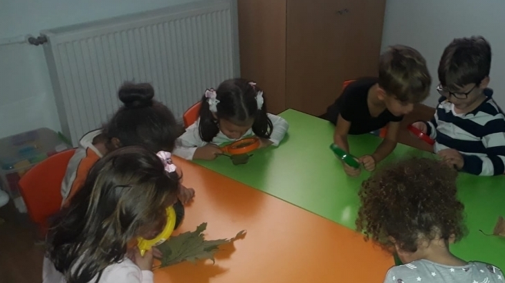 Bahçelievler Okul Öncesi Deniz Yıldızı Grubu Sanat Etkinliğinde
