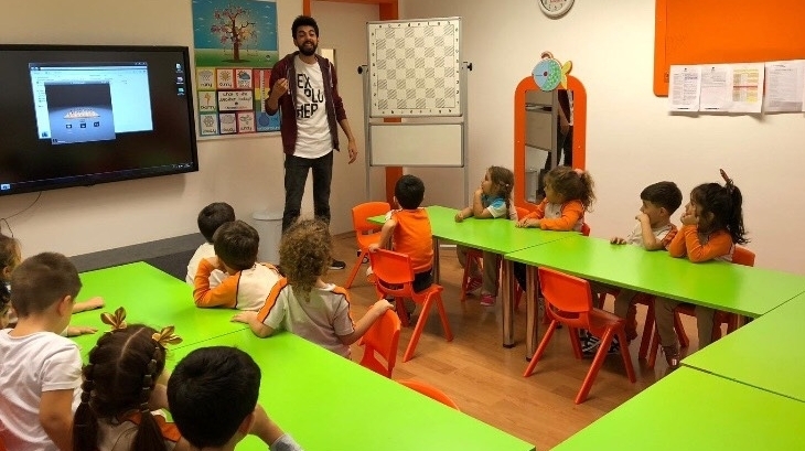 Bahçelievler Okul Öncesi Mercan Grubu Satranç Eğitiminde