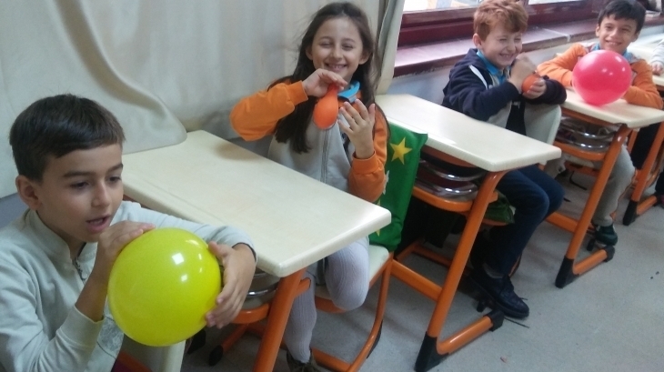 Bahçelievler Okyanus Koleji 3.Sınıf Öğrencileri Fen Bilimleri Dersinde