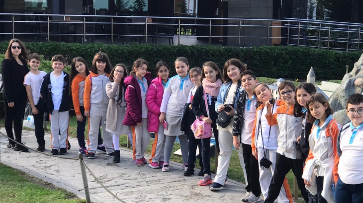 Bahçelievler Okyanus Koleji 4. Sınıf Öğrencileri Miniatürk Gezisinde