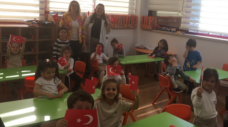Bahçelievler Okyanus Koleji Okul Öncesi Deniz Yıldızı Grubu Aile Katılımı Etkinliğinde