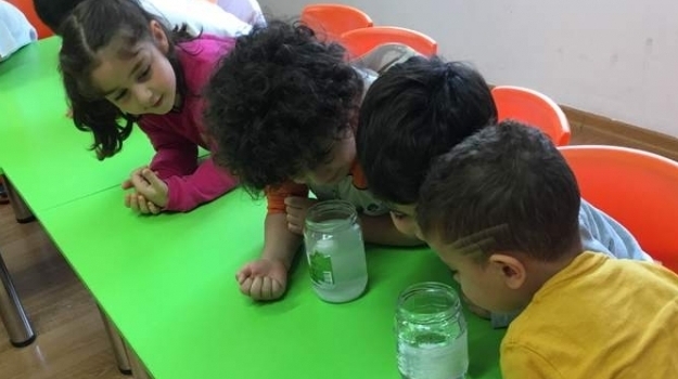 Bahçelievler Okyanus Okul Öncesi Rüzgar Grubu Fen ve Doğa Dersinde