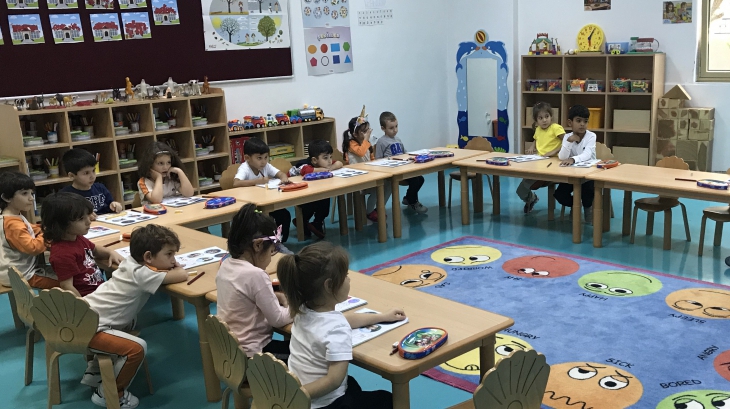 Bahçeşehir Ağaçlar Grubu Okuma-Yazmaya Hazırlık Etkinliğinde