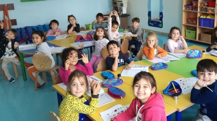 Bahçeşehir Deniz Yıldızı Grubu Okuma Yazmaya Hazırlık Etkinliğinde