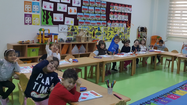 Bahçeşehir Mercanlar Grubu Okuma Yazmaya Hazırlık Etkinliğinde