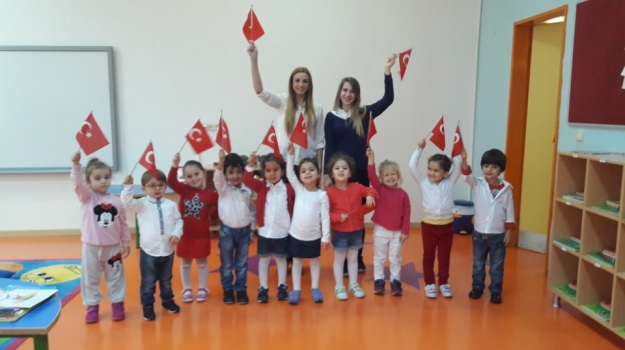 Bahçeşehir Okyanus Anaokulu'nda Cumhuriyet Bayramı Coşkusu