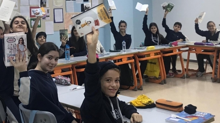 Bahçeşehir Okyanus Koleji Ortaokul Kademesi Kitap Okuma Etkinliği