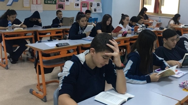 Bahçeşehir Okyanus Koleji Ortaokul Kademesi Kitap Okuma Etkinliği