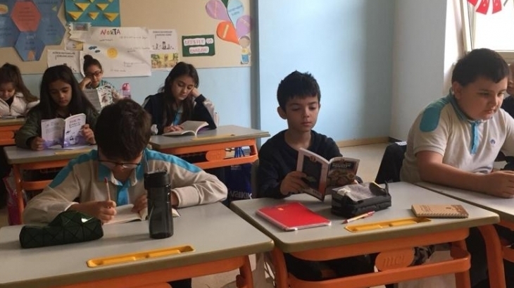 Bahçeşehir Okyanus Koleji Ortaokul Kademesi Kitap Okuma Etkinliği