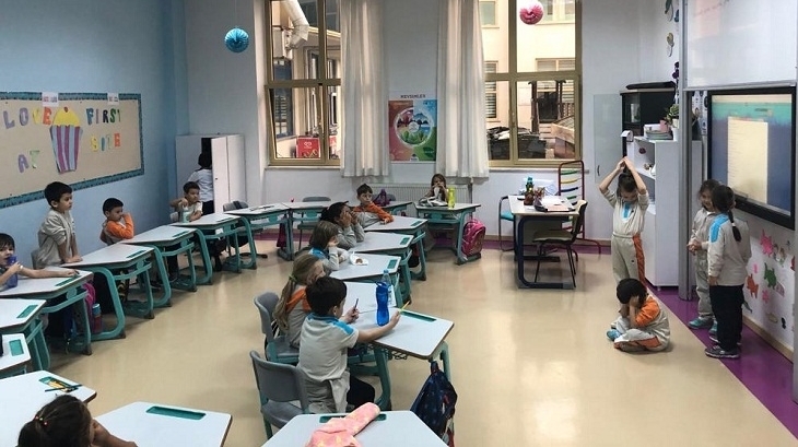 Bahçeşehir Okyanus Koleji Üstün Zekalılar ve Yetenekliler İlkokulu 1-E Sınıfı Öğrencileri ‘’Duyu Organlarımızı Anlatma ‘’ Etkinliğinde