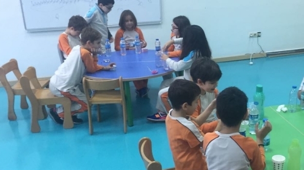 Bahçeşehir Okyanus Koleji Üstün Zekalılar ve Yetenekliler ilkokulu Deney Yaptı