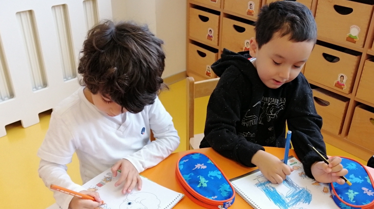 Beykent Okul Öncesi Güneş Grubu Okuma Yazma Etkinliğinde