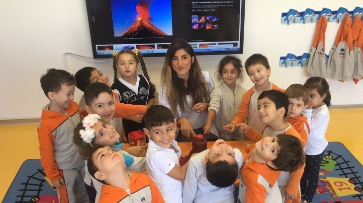 Beykent Okyanus Koleji Okul Öncesi Balıklar Sınıfı Fen ve Doğa Etkinliğinde