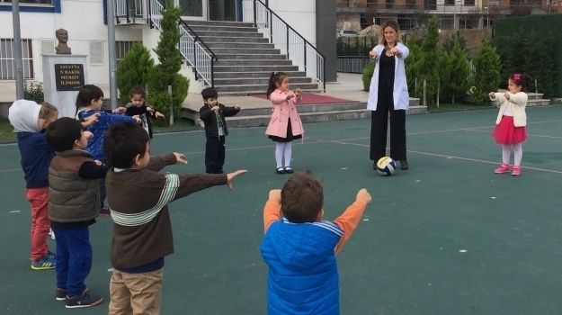 Beykent okyanus Koleji Okul Öncesi Balıklar Grubu Spor ve Eşleştirme Etkinliğinde