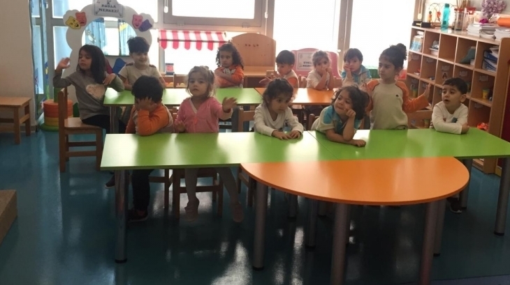 Beykent Okyanus Koleji Okul Öncesi Çiçekler Sınıfı İngilizce Etkinliğinde