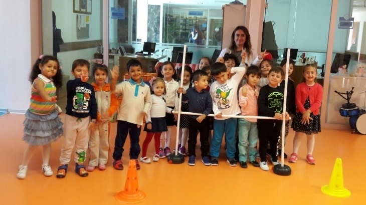 Gökkuşağı ve Güneş Grupları Parkur Yarışması Düzenledi