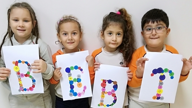 Beylikdüzü Okul Öncesi Güneş Sınıfı Sanat Dersinde;