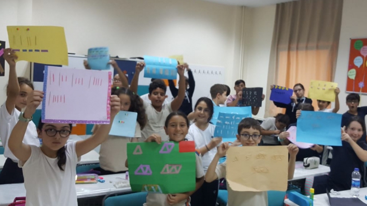 Beylikdüzü Okyanus Koleji 5.Sınıf Öğrencileri Matematik Dersi'nde
