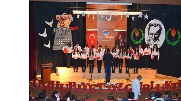 Beylikdüzü Okyanus Kolejinde 29 Ekim Cumhuriyet Bayramı Kutlamaları