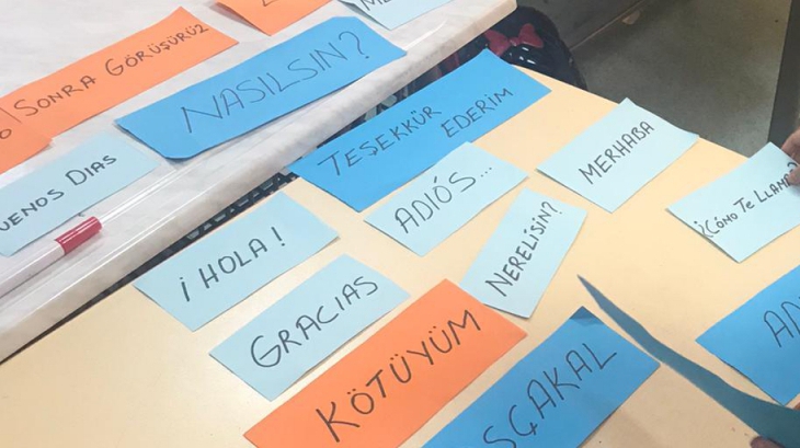 Beylikdüzü Okyanus Koleji İlkokul Kademesi 2.Sınıflar ve 4.Sınıflar İspanyolca Dil Kulübünde