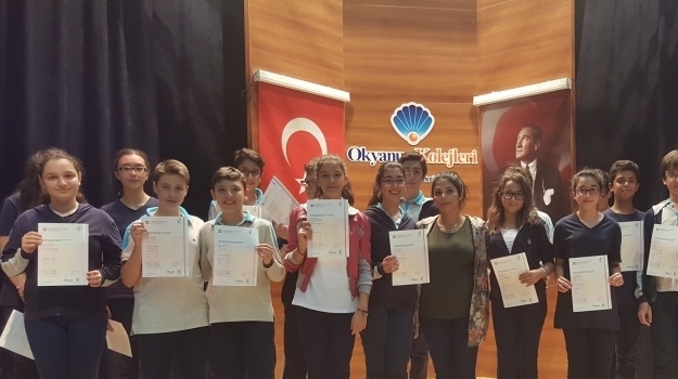 Beylikdüzü Okyanus Kolejinde Sertifika Heyecanı Yaşandı