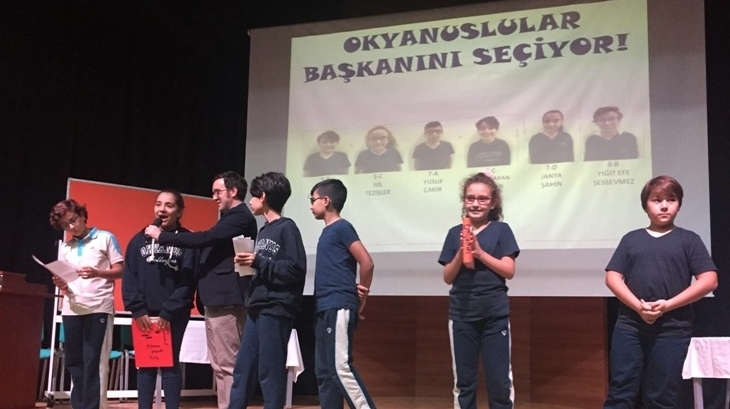 Beylikdüzü Okyanus Ortaokulu’nda Seçim Heyecanı