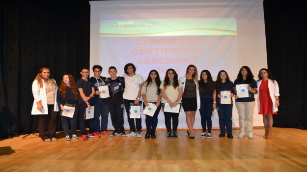 Beylikdüzü Okyanus'ta Cambridge Sertifika Heyecanı