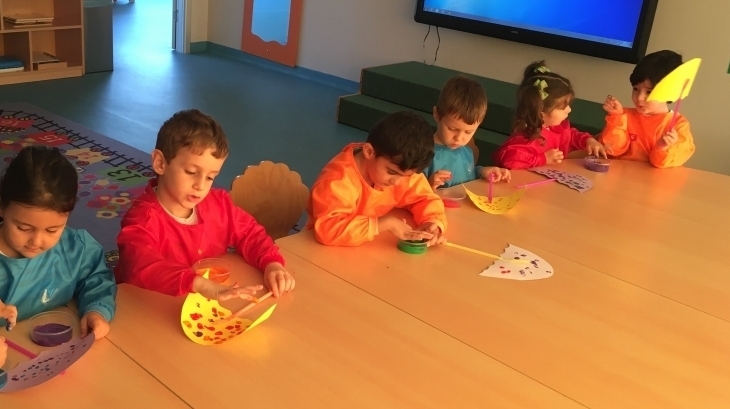 Çekmeköy Okul Öncesi Balıklar Grubu Sanat Etkinliğinde