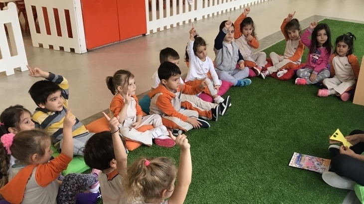 Çekmeköy Okul Öncesi Balıklar Grubu Türkçe Dil Etkinliğinde