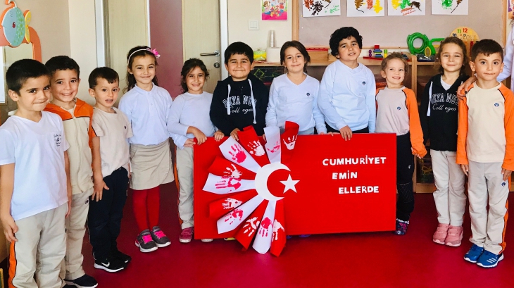 Çekmeköy Okul Öncesi Gökkuşağı Grubu Bütünleştirilmiş Etkinlik Dersinde