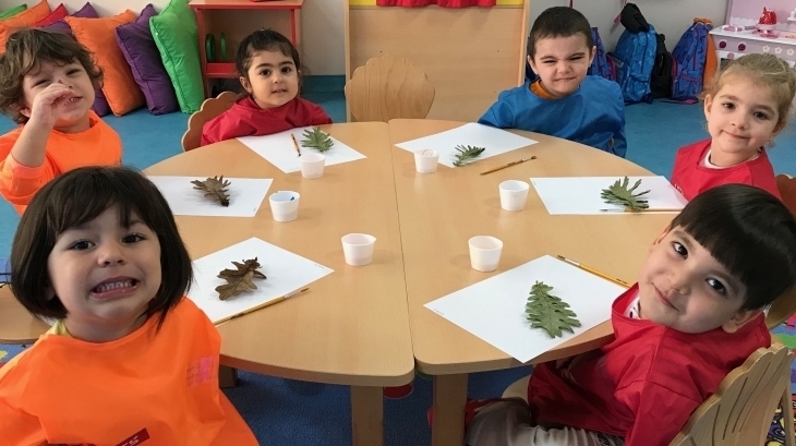 Çekmeköy Okyanus Koleji Okul Öncesi, Çiçekler Grubu Sanat Etkinliğinde
